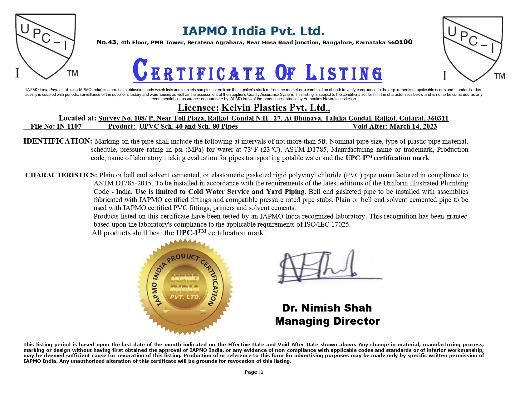Kelvin-Plastics-Pvt.-Ltd.-UPVC-Pipes-Sch.-40-and-Sch.-80_ASTM-D1785-2015_-Listing-_UPC-I-Certificate